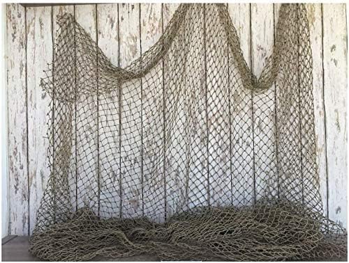 COLIBROX Fishing Net 5'x10' ~ Commercial Fish Netting ~ Old Vintage Decor - Image 4