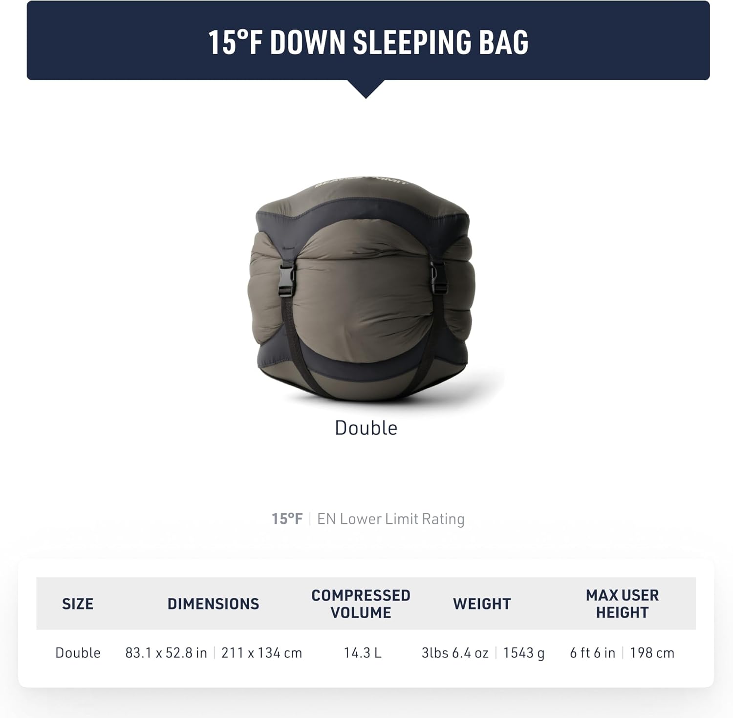 Sea to Summit Spark Ultralight Down Sleeping Bag - Image 6